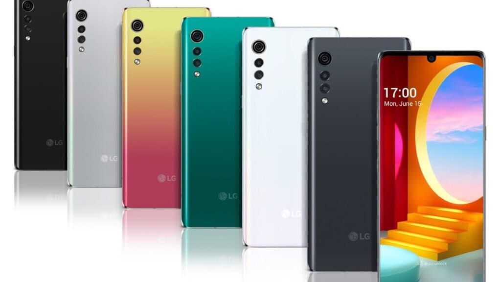 LG Velvet smartphone