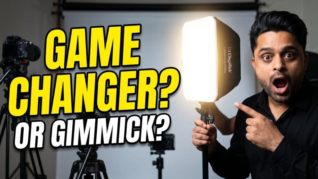 I Upgraded My Studio Lighting with the Digitek Lantern Softbox: Game-Changer or Gimmick?