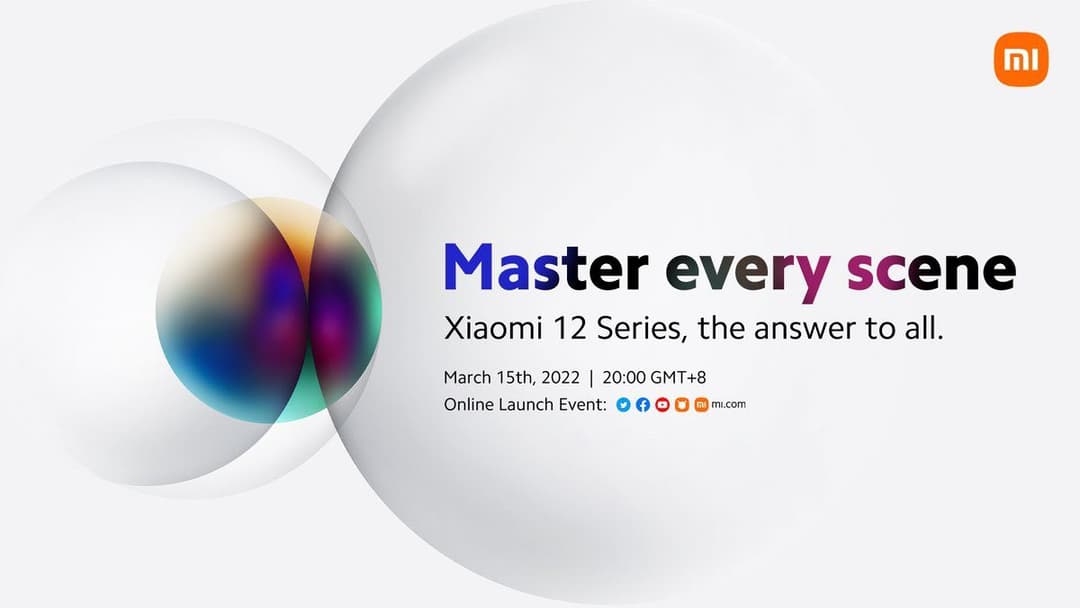 Xiaomi 12 series global launch scheduled for March 15