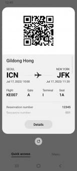 Samsung Wallet app