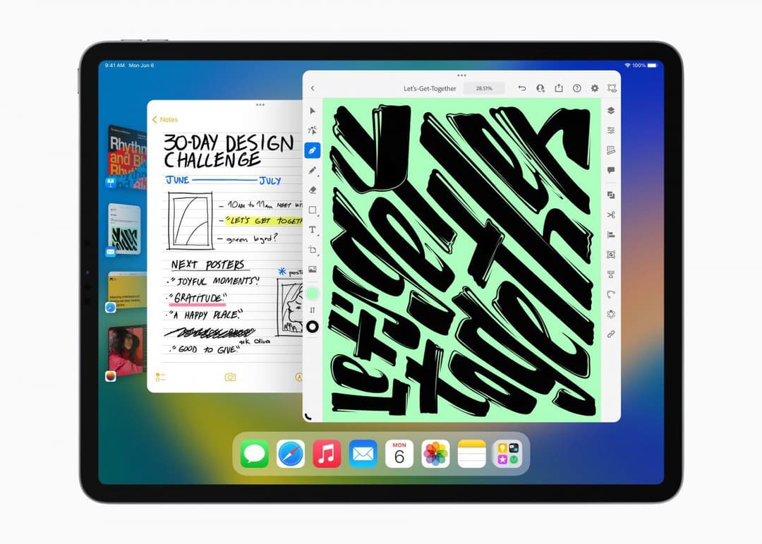 iPadOS 16 Stage Manager