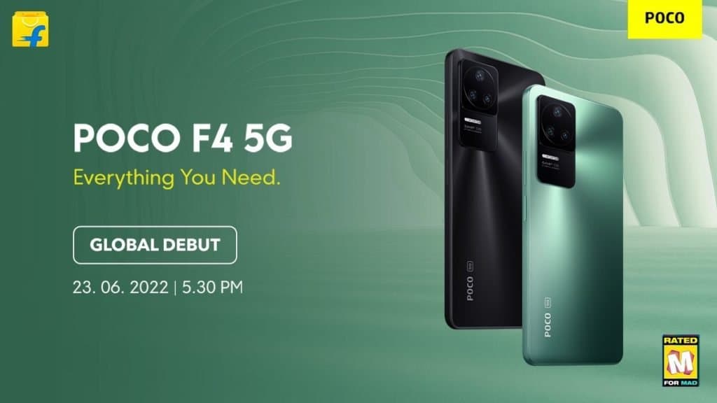 Poco F4 5G to launch on June 23
-Techweu