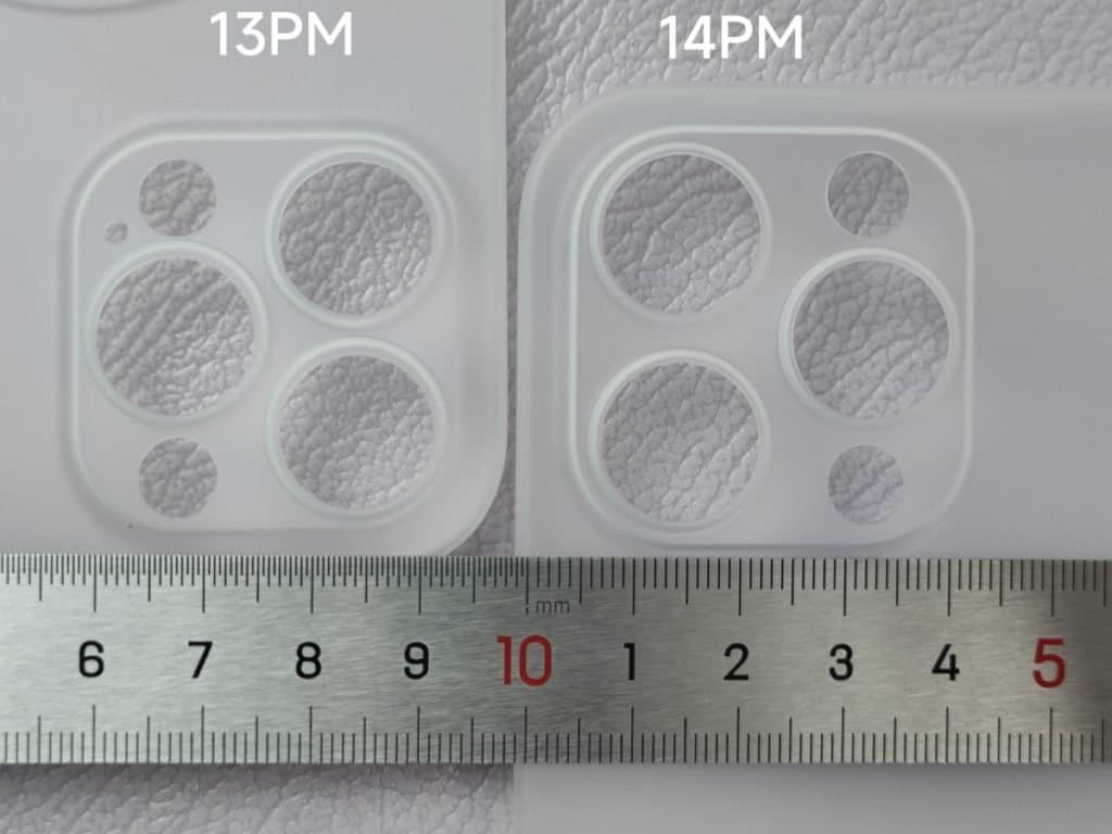 Apple iPhone 14 cases leak showing 2022 lineup sizes, Pro Max has a slightly larger camera island
-Techweu