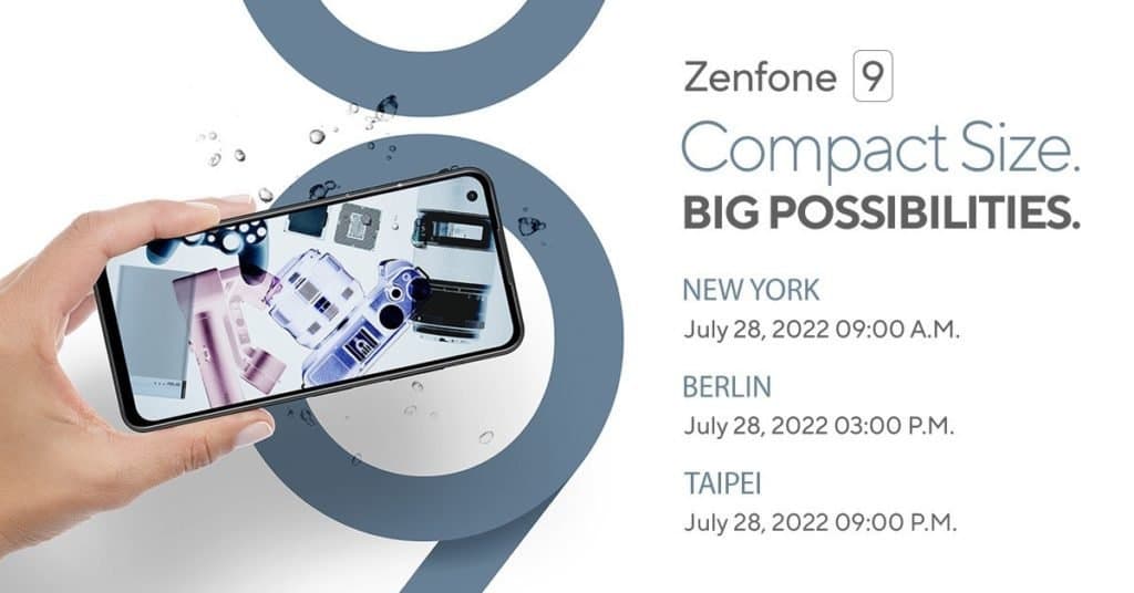Asus Zenfone 9 is coming on July 28
-Techweu