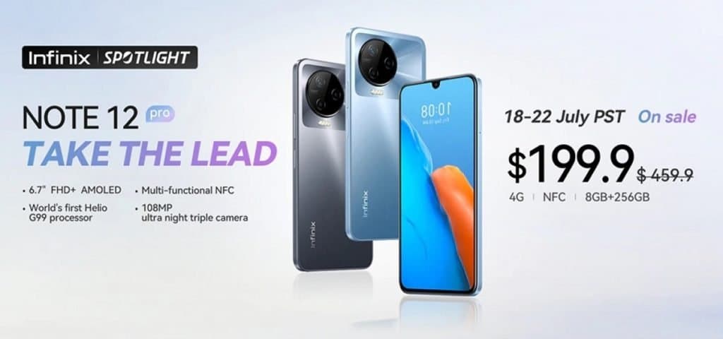 Infinix Note 12 Pro 4G quietly goes official with store listing
-Techweu
