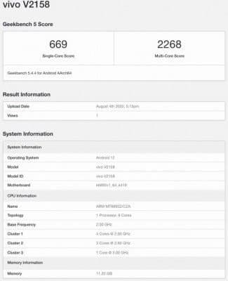 The vivo V25 Pro hits Geekbench with Dimensity 1300, selfie cam with OIS tipped
-Techweu
