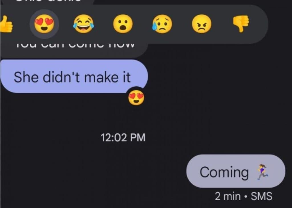 Google tests reactions to SMS messages from iPhones
-Techweu