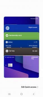 Samsung Wallet app