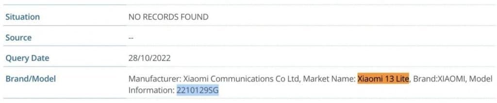 Xiaomi 12 Lite 5G NE, Xiaomi 13 Lite, and Xiaomi Civi 2 might all be the same device
-Techweu