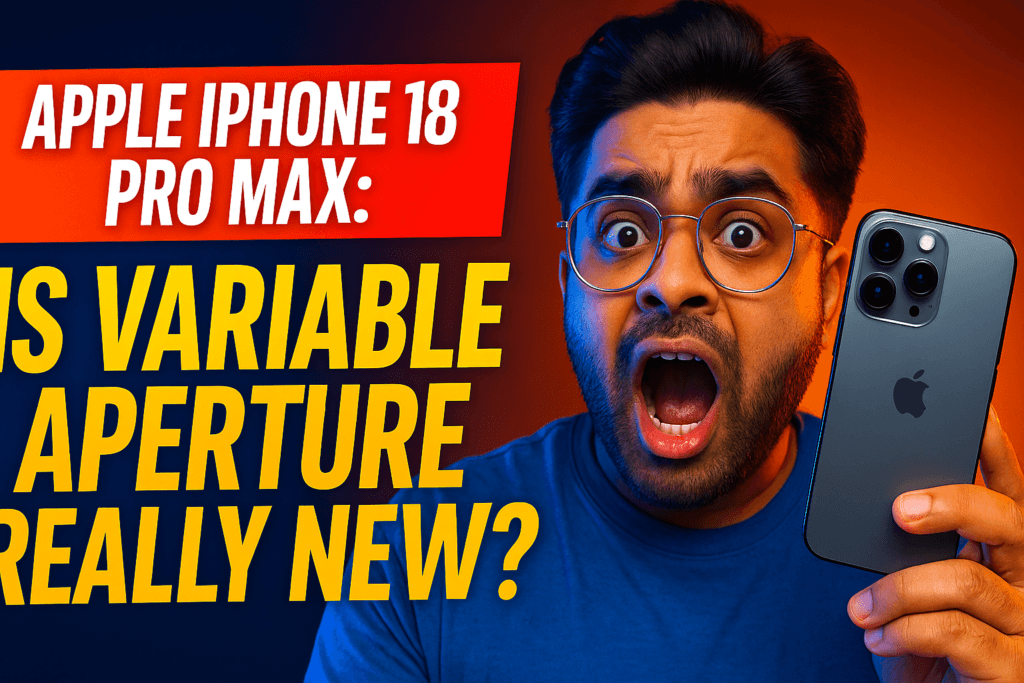 Apple iPhone 18 Pro Max: Is Variable Aperture Really New? Here’s What Happened When Android Tried It
