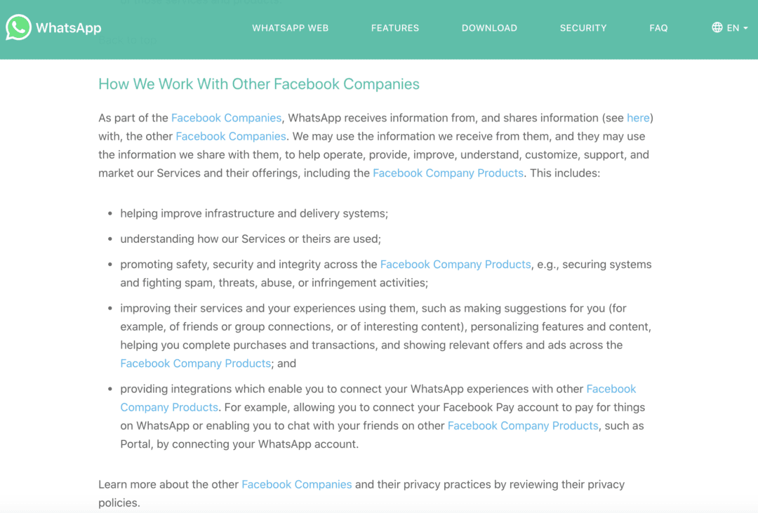 Do you know Whats App will share data with Facebook privacy policy gets updated
