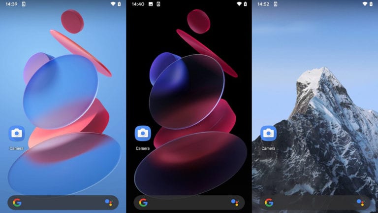 Download MIUI12 Geometry and Snow Mountain live wallpapers on any mobile