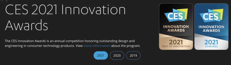 CES innovation award 2021
