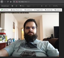 DroidCam web interface - News 21 02 Android Webcam App Test review