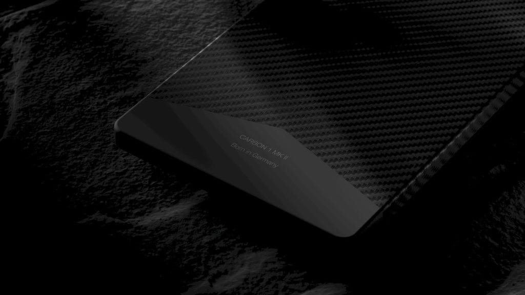 Carbon 1 MK II is first phone in the world with a carbon fiber monocoque 1