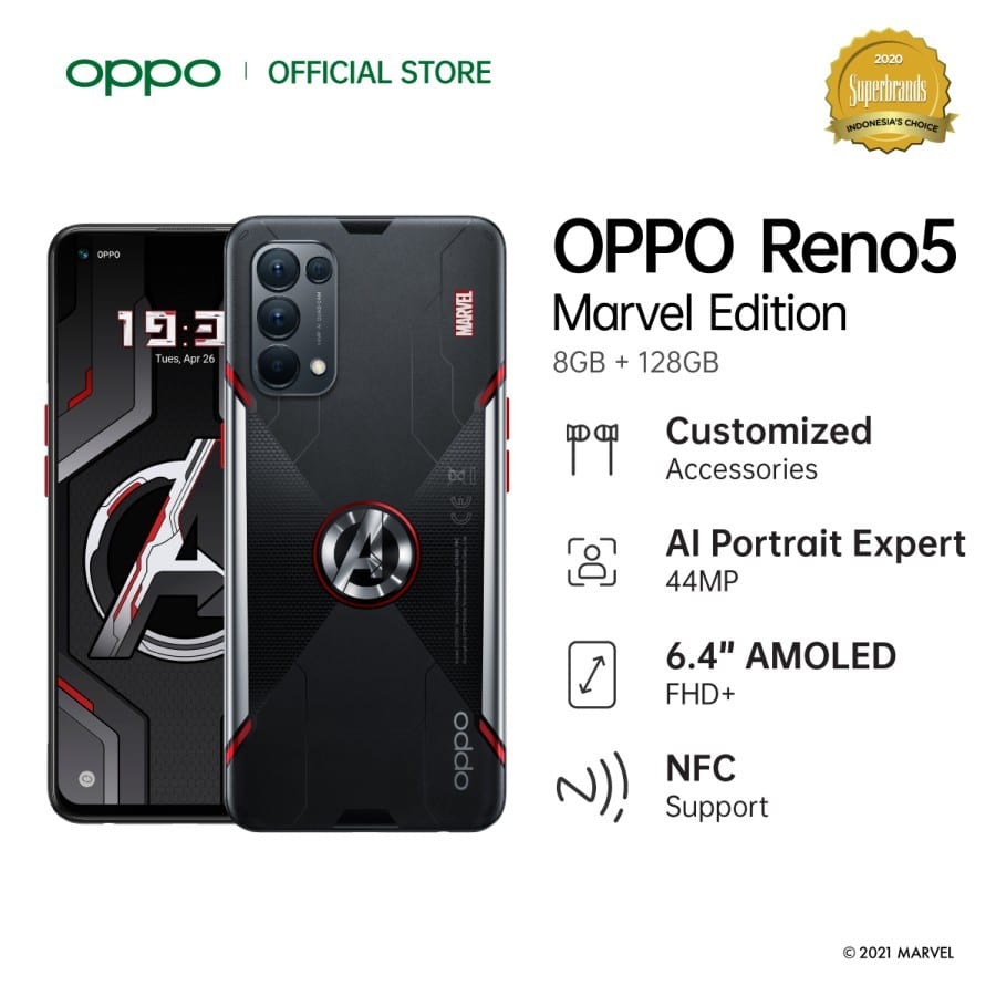 Oppo Reno 5 Marvel Edition launched techweu