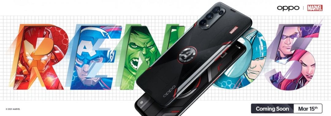 Oppo Reno 5 Marvel Edition launched techweu