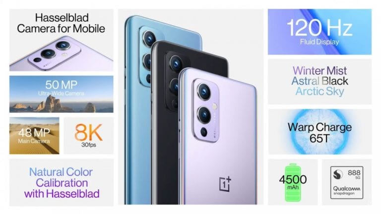oneplus 9 all spec