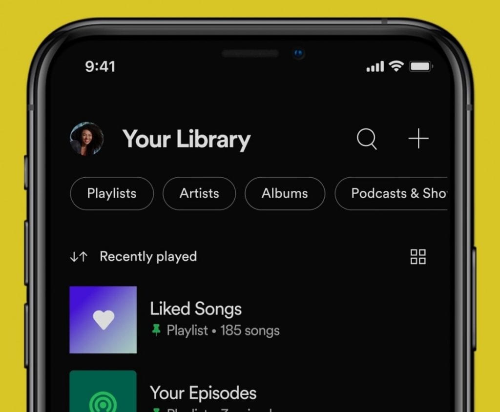 Spotify-redesigns-library-for-iOS-and-Android-techweu-1