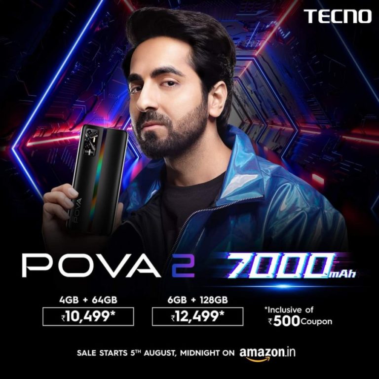 Tecno Pova 2 launched in India techweu