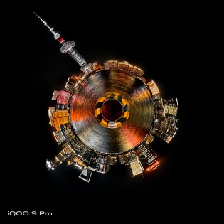 IQOO 9 Pro camera sample taken in fisheye mode