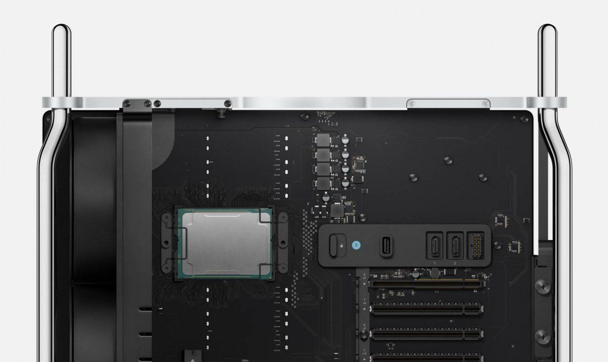 Current Mac Pros feature Intel Xeon processors with up to 28 cores