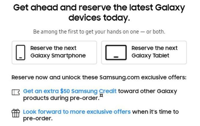 You can now pre-order the Galaxy S22 or Tab S8 and get $50 in store credit

-Techweu