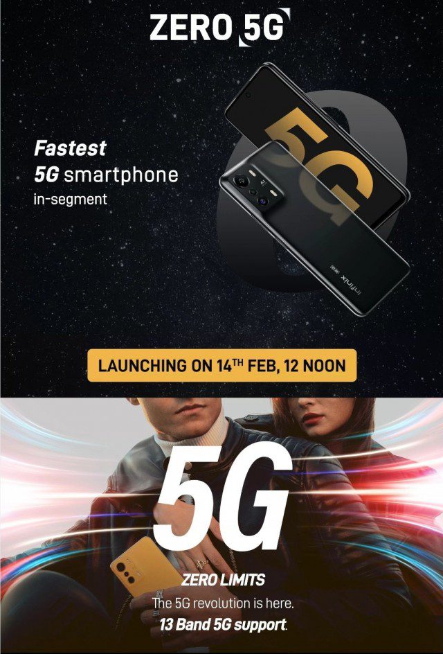 Infinix seemingly pushes back Zero 5G India launch to February 14
-Techweu