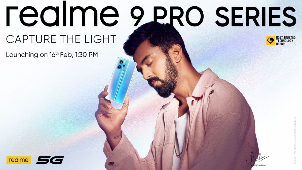 It's official: Realme 9 Pro series with color-changing design is coming on February 16