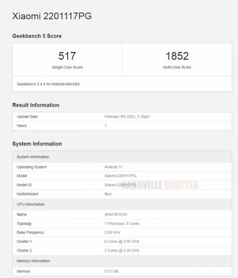 Xiaomi is preparing a 4G variant of the Poco M4 Pro, Geekbench listing reveals
-Techweu