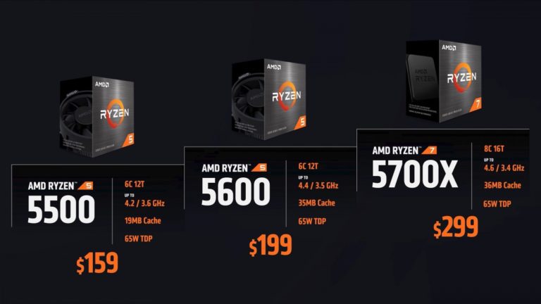 AMD announces new affordable Ryzen 5000 and 4000 series processors
-Techweu