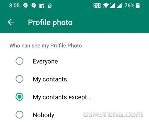 WhatsApp finally lets everyone hide their Profile Photo, Last Seen, and About from specific people
-Techweu
