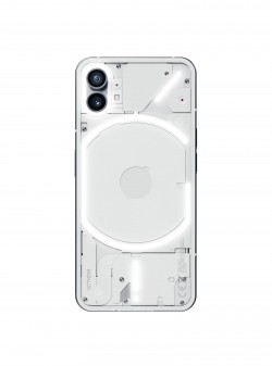 Nothing phone (1) in white and black