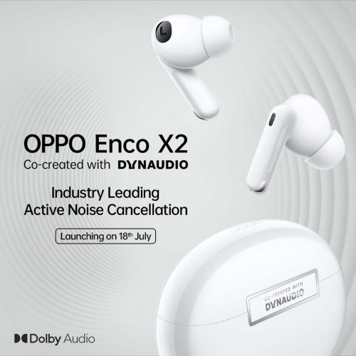 Oppo Pad Air and Enco X2's India launch set for July 18