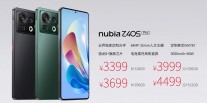nubia Z40S Pro pricing info for the three models