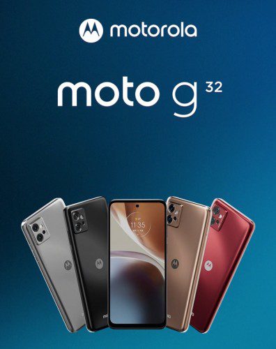 Motorola Moto G32’s official-looking renders surface showing new color options
-Techweu