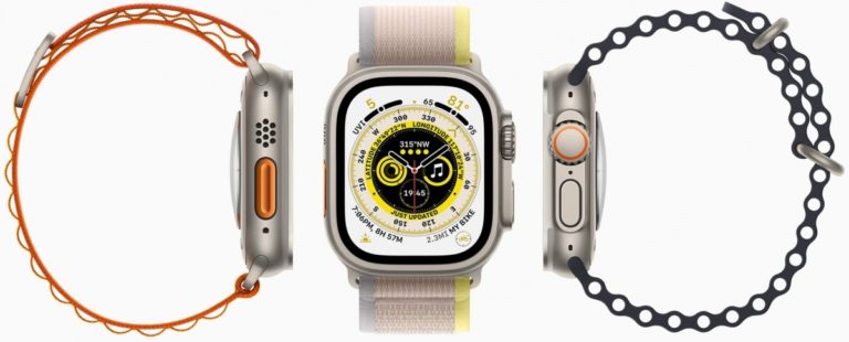Apple Watch Ultra is compatible with 45mm Watch bands
-Techweu