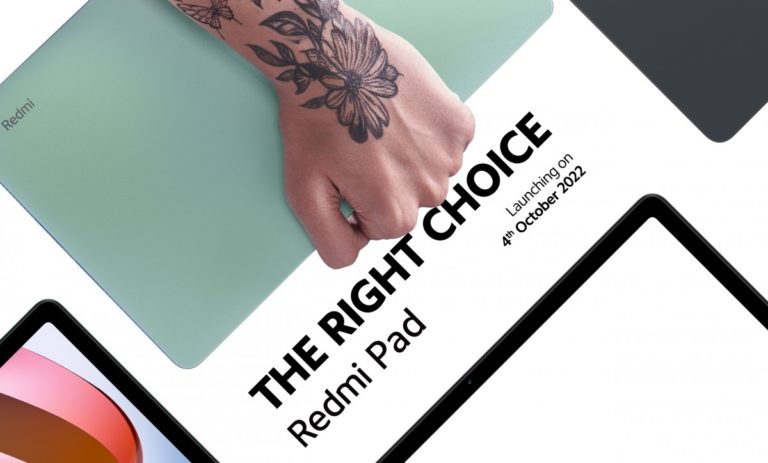 Redmi Pad also coming on October 4
-Techweu