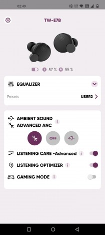 Yamaha Headphone Control app