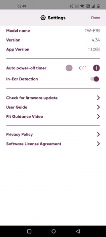 Yamaha Headphone Control app