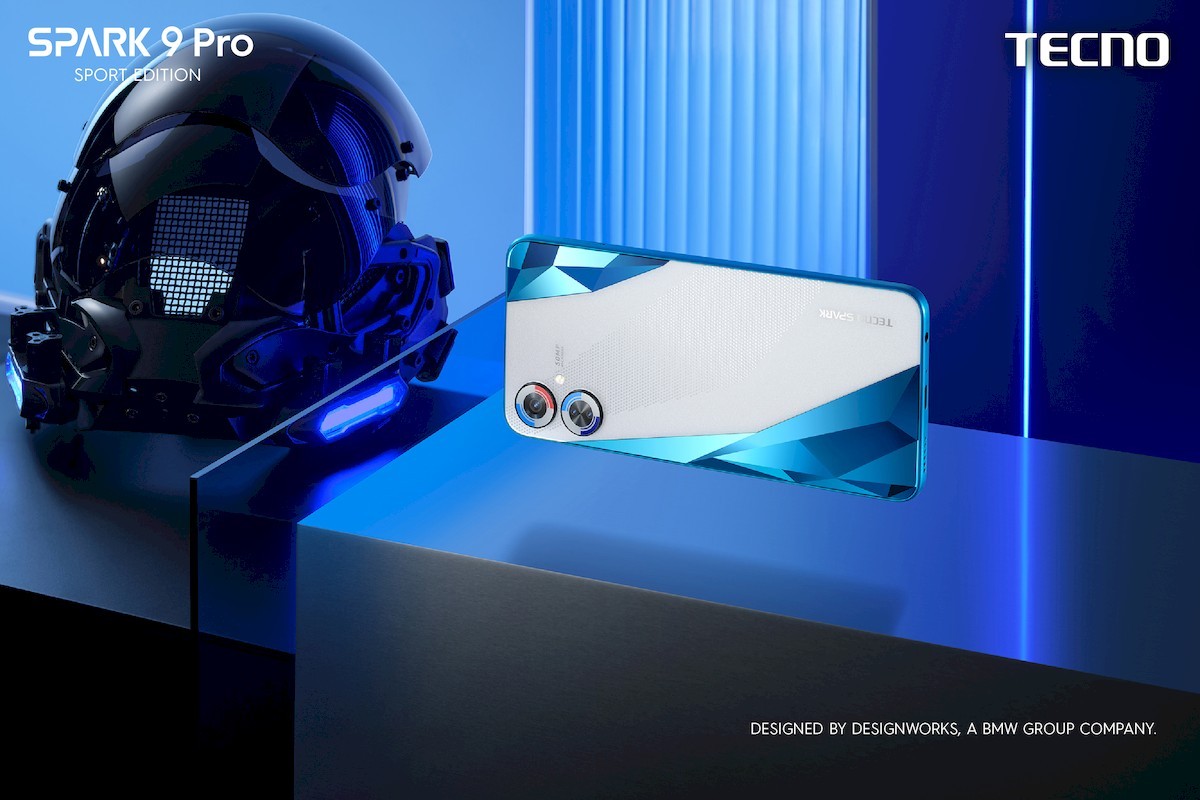Tecno unveils Spark 9 Pro Sport Edition, designed by BMW's Designworks