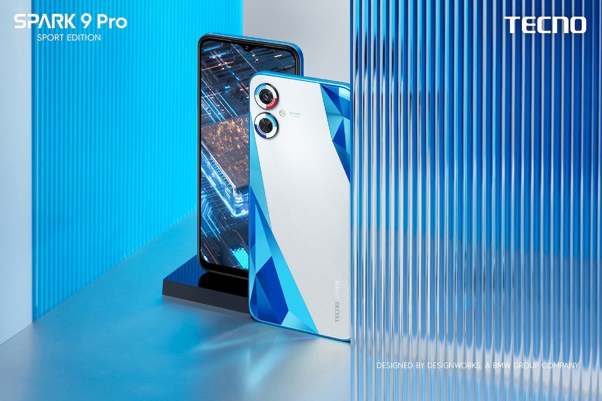 Tecno unveils Spark 9 Pro Sport Edition, designed by BMW's Designworks