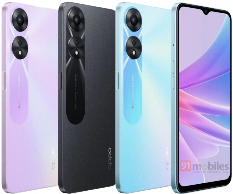 Oppo A58’s specs and images leak
-Techweu