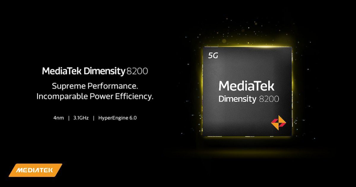 Mediatek Dimensity 8200 is official with 3.1 GHz CPU and ray tracing