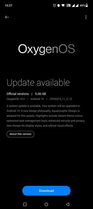 OnePlus now seeding OxygenOS 13 to the OnePlus 10T
-Techweu