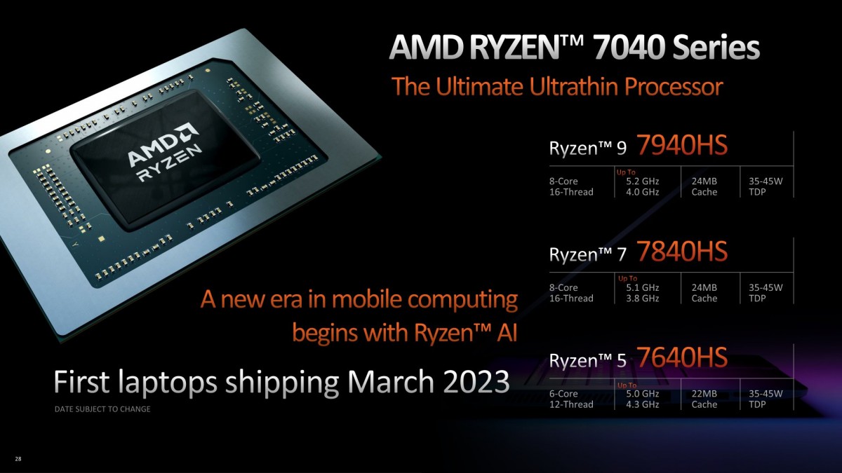 AMD announces new Ryzen 7000 desktop and mobile CPUs